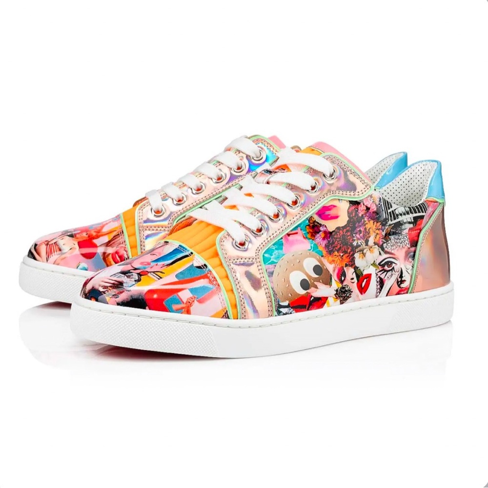 Christian Louboutin Colorful Graphic Sneakers
